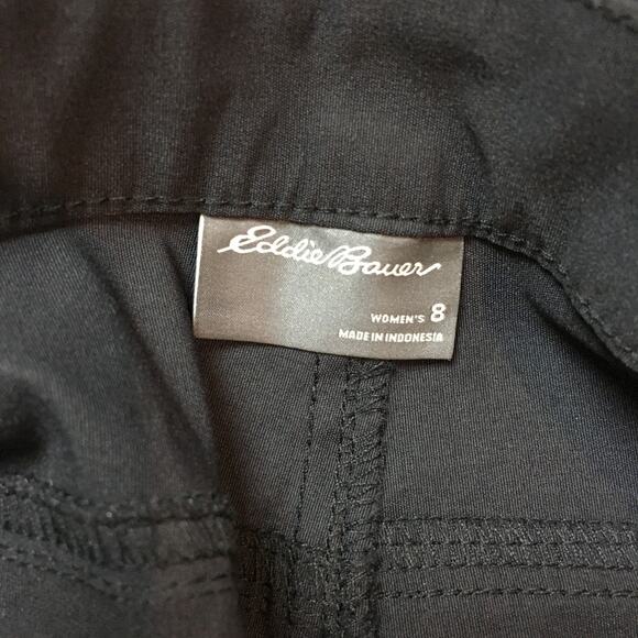 NWT Eddie Bauer Convertible Pants Women's Black Pants Size 8 - Picture 3 of 7